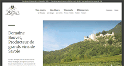 Desktop Screenshot of domaine-bouvet.com